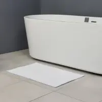 Коврик для ванной и туалета SAVANNA, полиэстер, 80&times;50 см, молочный