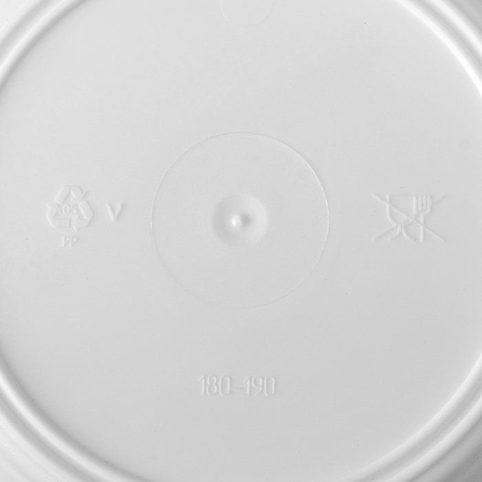 Горшок для цветов с поддоном «Призма», 1 л, цвет белый