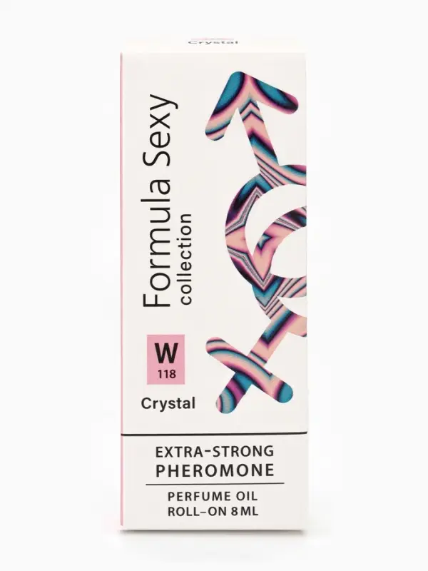 Парфюмерное масло женское с феромонами Formula Sexy Collection Crystal W118, 8 мл (по мотивам Bright Crystal (Versace)