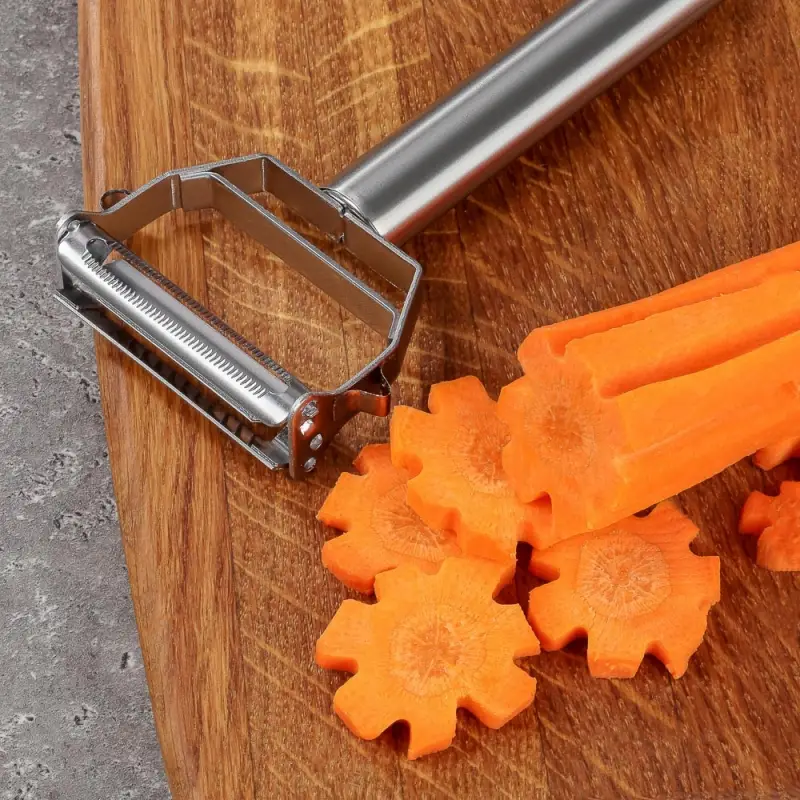 SATOSHI Овощечистка 5 в 1, 18х8см, 2 лезвия, нерж.сталь