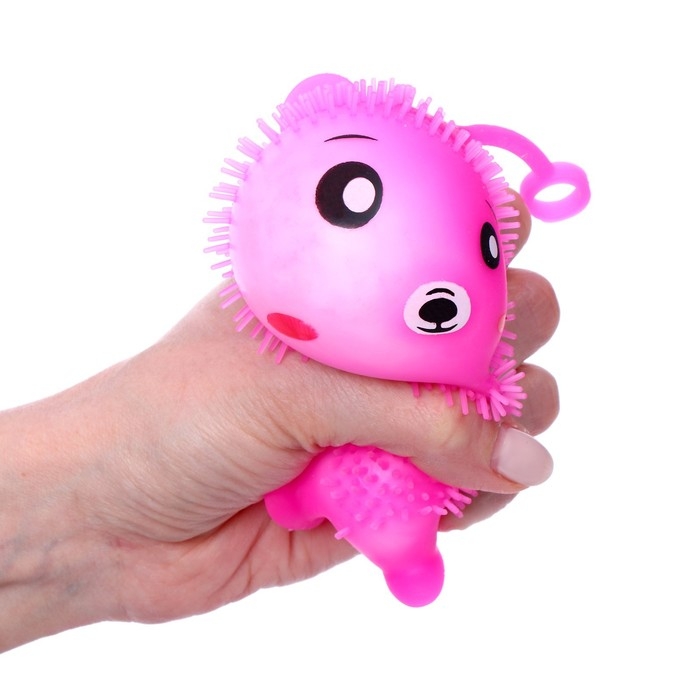 Мялка «Мишка» с пастой, цвета МИКС Мялка «Мишка» с пастой, цвета МИКС