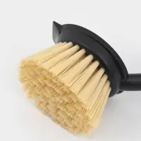 Щётка для посуды Доляна Meli, бамбуковая ручка, 25.5 см, чёрная