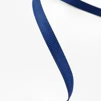 Лента репсовая, 6 мм, 23&plusmn;1 м, тёмно-синяя №38