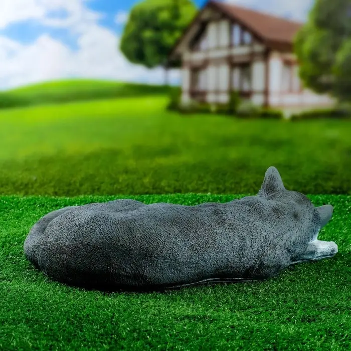 Садовая фигура из полистоуна &laquo;Кот Кузя&raquo;, 13&times;24&times;40 см