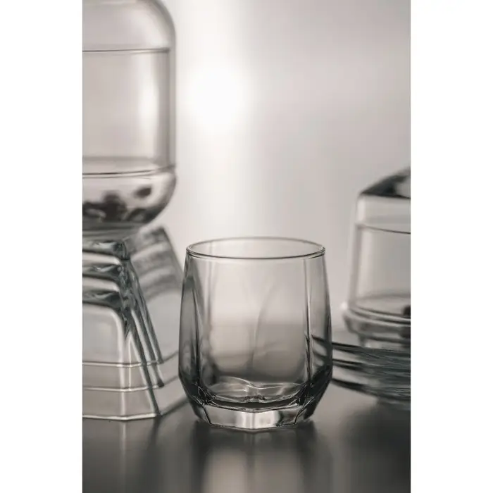 Набор стаканов Lav &laquo;Алмаз&raquo;, 215 мл, 7&times;8 см, 6 шт., стекло, прозрачный