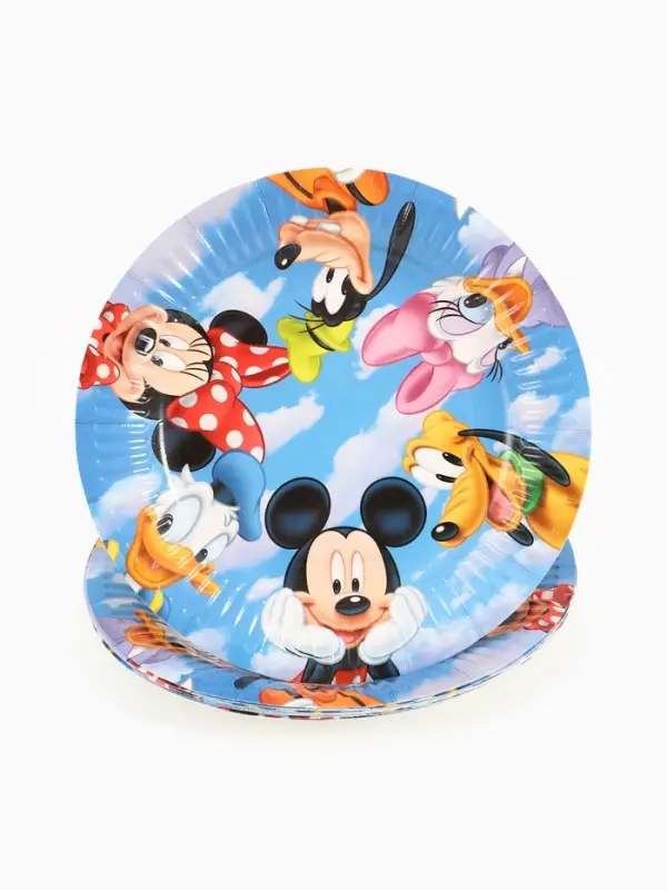 Тарелка одноразовая бумажная 18 см, набор 10 шт., Друзья Тарелка одноразовая бумажная 18 см, набор 10 шт., Друзья