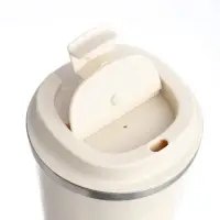 Термокружка &laquo;Мастер К&raquo;, 500 мл, с надписью &laquo;Coffee&raquo;, сохраняет тепло 10 ч., нержавеющая сталь, белая