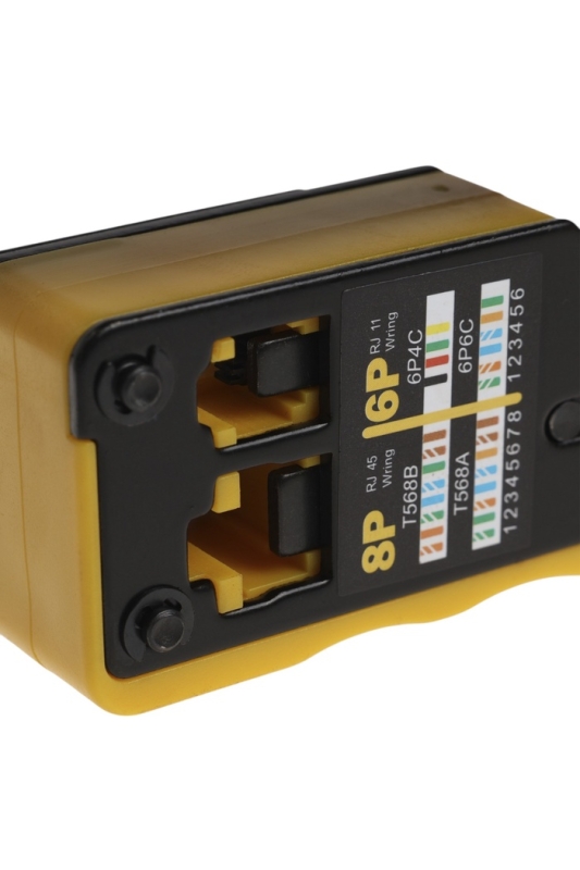 Кримпер ТУНДРА, обжим пластиковых клемм RJ45 RJ11/12, зачистка до 7 мм Кримпер ТУНДРА, обжим пластиковых клемм RJ45 RJ11/12, зачистка до 7 мм