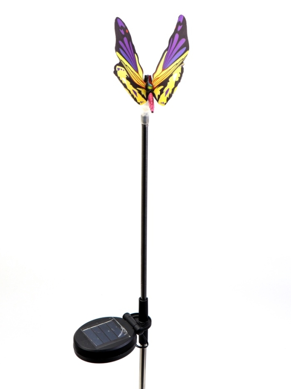 Штекер с подсветкой  Штекер с подсветкой "Бабочка Адриа" синяя, 12х70см