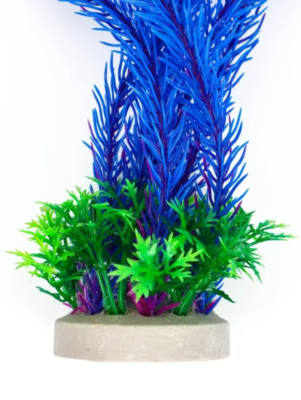 Растение для аквариума, до 35 см, синее