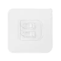 Держатель с клейкой поверхностью ТУНДРА, 60х60 мм, набор 6 шт