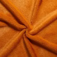 Ткань для рукоделия, мех, рыже-коричневая, лоскут 50&times;50 см