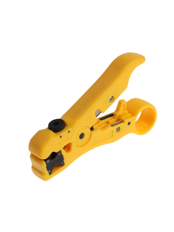 Стриппер ТУНДРА, для зачистки и обрезки витой пары, коаксиального кабеля RG-59/7/9/11 Стриппер ТУНДРА, для зачистки и обрезки витой пары, коаксиального кабеля RG-59/7/9/11