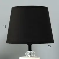 Лампа настольная RISALUX &laquo;Медитация&raquo;, Е14, 40 Вт, бежевая, 20&times;20&times;35 см