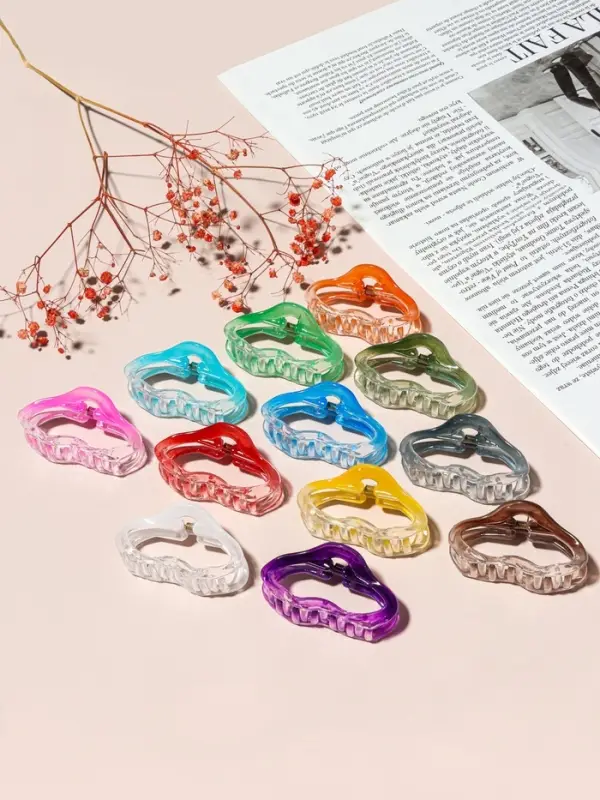 Крабик для волос &laquo;Альба&raquo;, овал колор, 7 см, МИКС