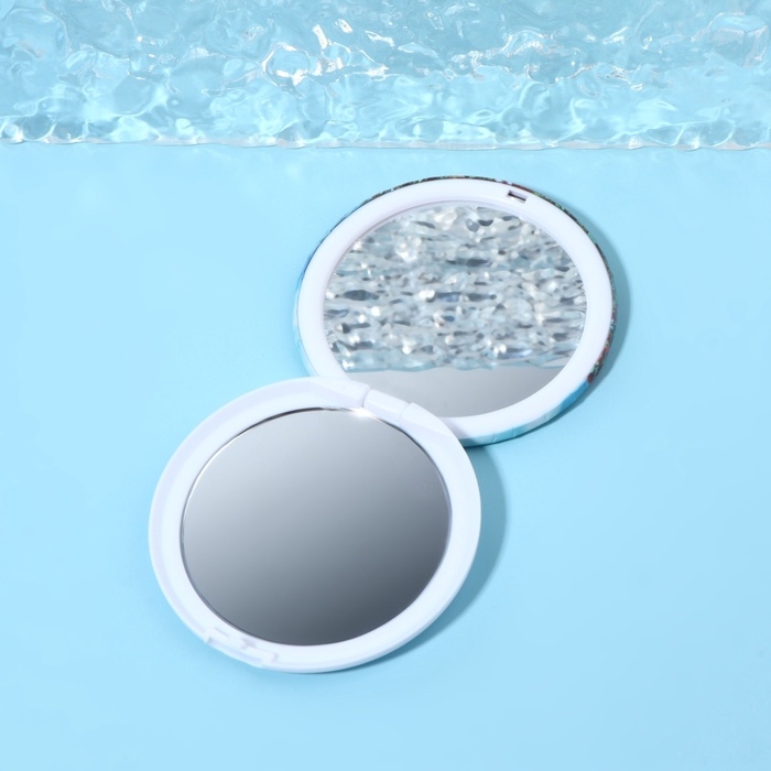 Зеркало складное (2) с/увел ПЛЯЖ d7.5см пластик/бумага цветы пакет QF Зеркало складное (2) с/увел ПЛЯЖ d7.5см пластик/бумага цветы пакет QF