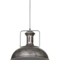 Светильник подвесной BayerLux William, 1&times;40 Вт, Е27, чёрно-серебристый, 40&times;40&times;35-100 см