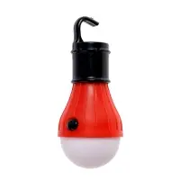 Фонарь кемпинговый, 60 Лм, 3 режима, от батареек 3&times;ААА, 11&times;5 см, красный