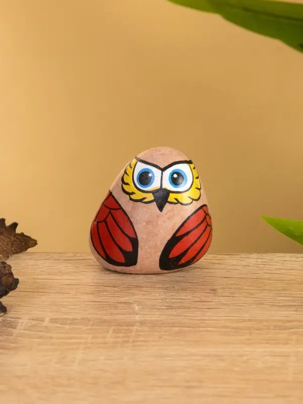 Сувенир "Совёнок" камень 4х3х5 см, МИКС
