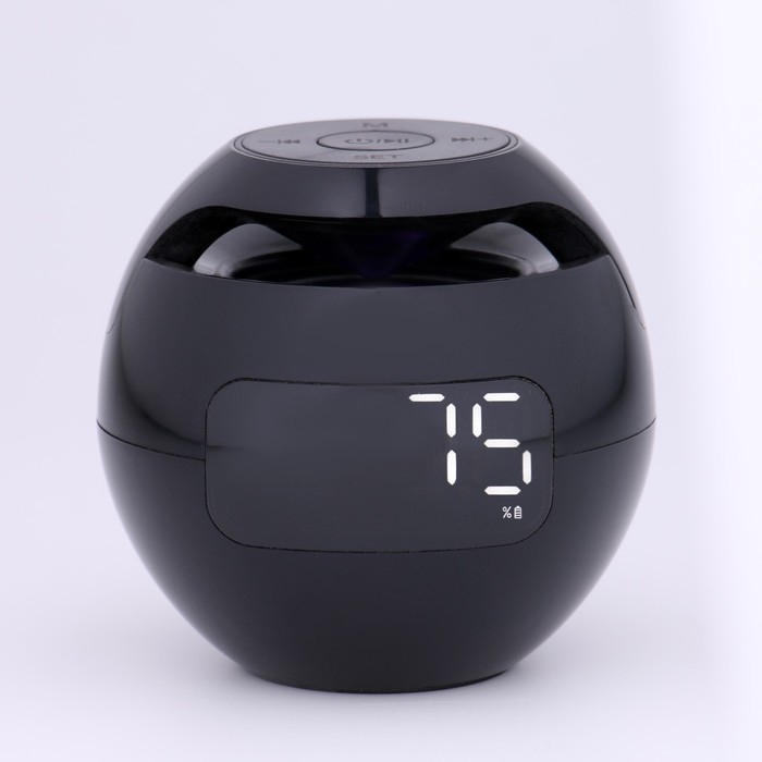 Часы - будильник электронные настольные: колонка, bluetooth, tf-карта, 8.5 х 7.5 см, USB Часы - будильник электронные настольные: колонка, bluetooth, tf-карта, 8.5 х 7.5 см, USB