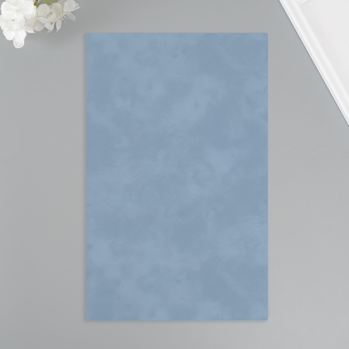 Лист для творчества иск.кожа Лист для творчества иск.кожа "Масло. Матовый" синий лист 33х20 см толщина 0,74 мм