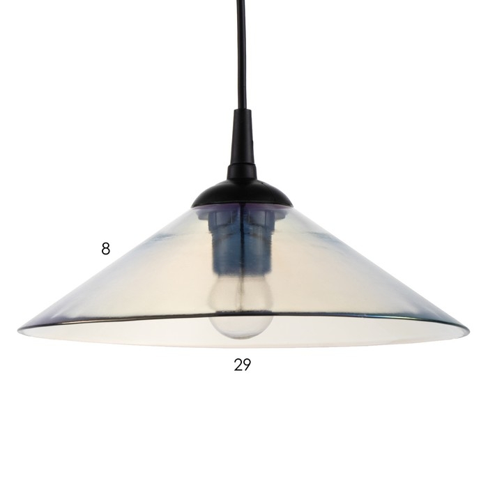 Светильник BayerLux Алана 1хЕ27 перламутровый 30х30х9см Светильник BayerLux Алана 1хЕ27 перламутровый 30х30х9см