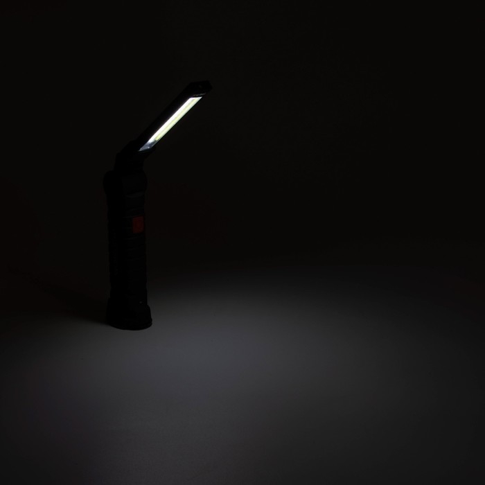 Фонарь рабочий аккумуляторный, 5 Вт, 1200 мАч, COB, LED,3 режима, 14.5 х 4.8 см Фонарь рабочий аккумуляторный, 5 Вт, 1200 мАч, COB, LED,3 режима, 14.5 х 4.8 см