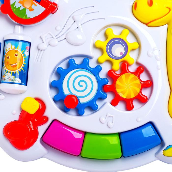 Детский столик-подвеска «Солнышко», световые и звуковые эффекты, работает от батареек Детский столик-подвеска «Солнышко», световые и звуковые эффекты, работает от батареек