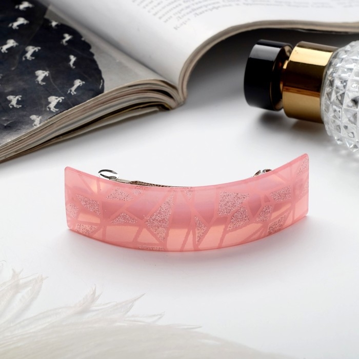 Заколка-автомат для волос Заколка-автомат для волос "Графика" 9 см, микс