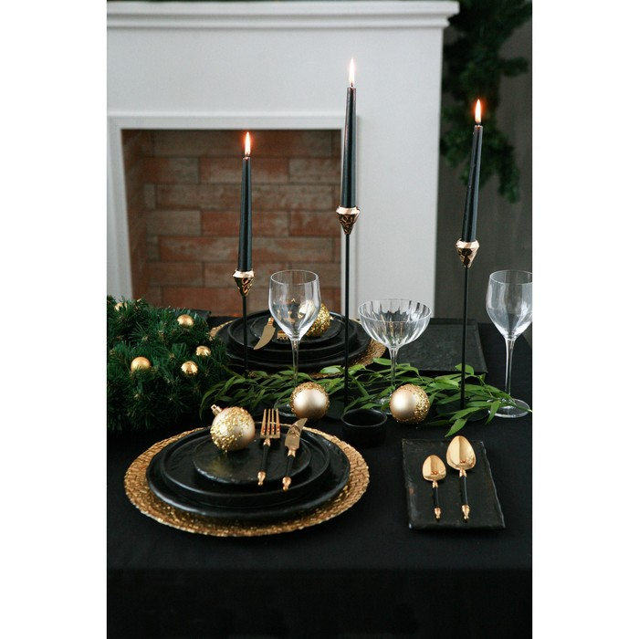 Блюдо фарфоровое для подачи Magistro Pietra lunare, 26,5×15×2 см, цвет чёрный Блюдо фарфоровое для подачи Magistro Pietra lunare, 26,5×15×2 см, цвет чёрный