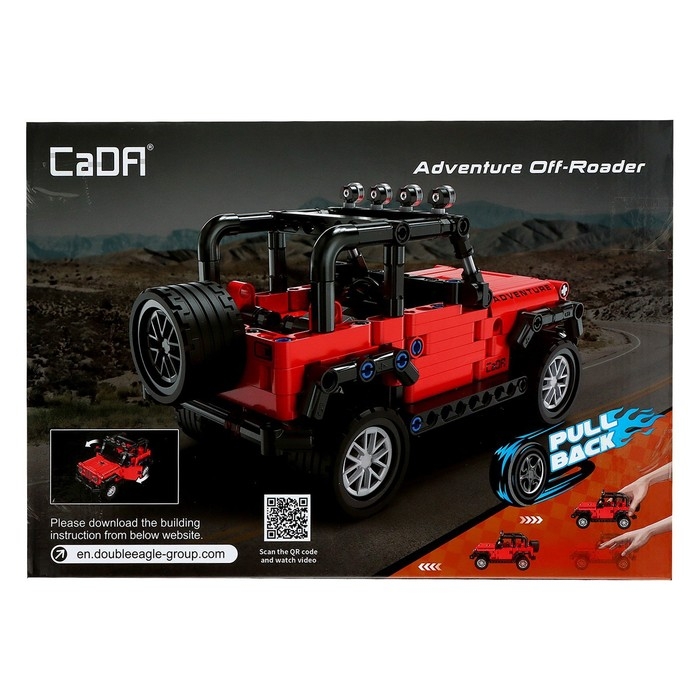 Конструктор инерционный «Внедорожник», 317 деталей Конструктор инерционный «Внедорожник», 317 деталей