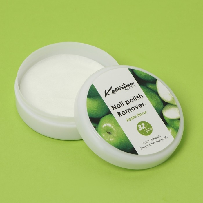 Салфетки для снятия лака, гель-лака, аромат яблока, 32 шт Салфетки для снятия лака, гель-лака, аромат яблока, 32 шт