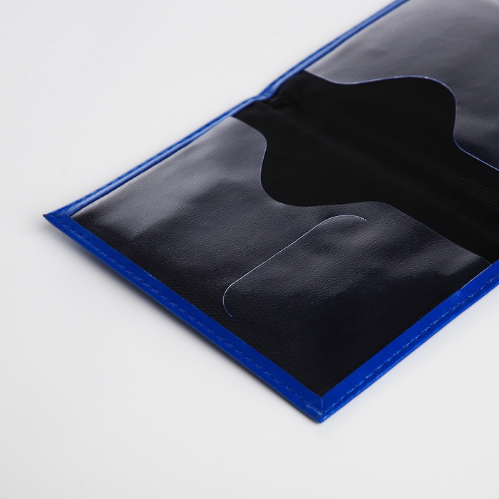 Обложка для паспорта, цвет синий Обложка для паспорта, цвет синий