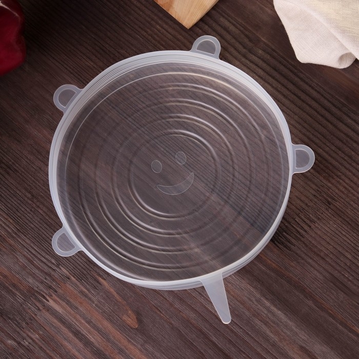 Набор крышек силиконовых Доляна «Черепашка», 6 шт, d=19,2 см, d=15,7 см, d=14 см, d=11,2 см, d=9,2 см, d=6,2 см Набор крышек силиконовых Доляна «Черепашка», 6 шт, d=19,2 см, d=15,7 см, d=14 см, d=11,2 см, d=9,2 см, d=6,2 см