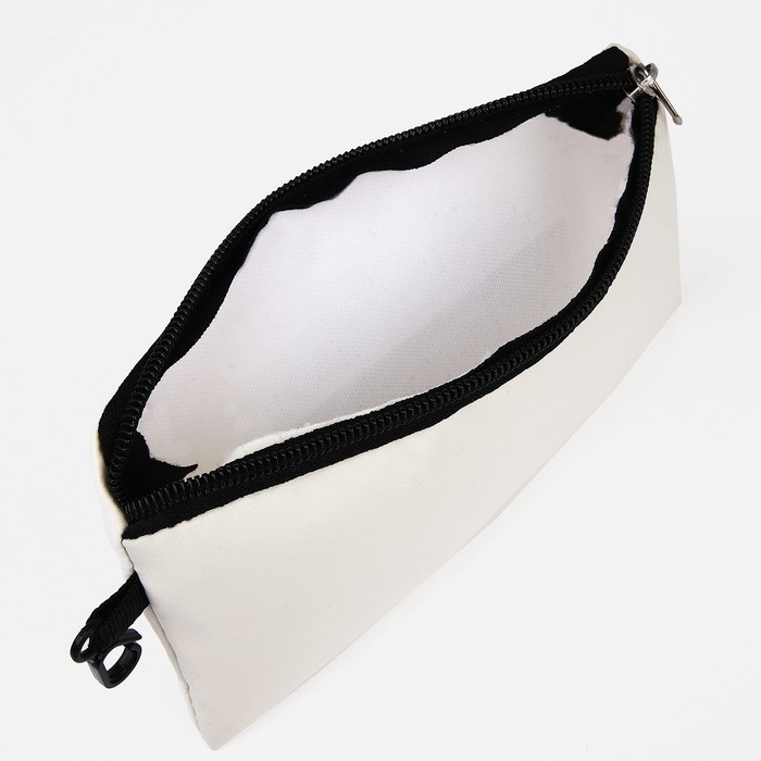 Рюкзак школьный из текстиля на молнии, 3 кармана, кошелёк, цвет белый