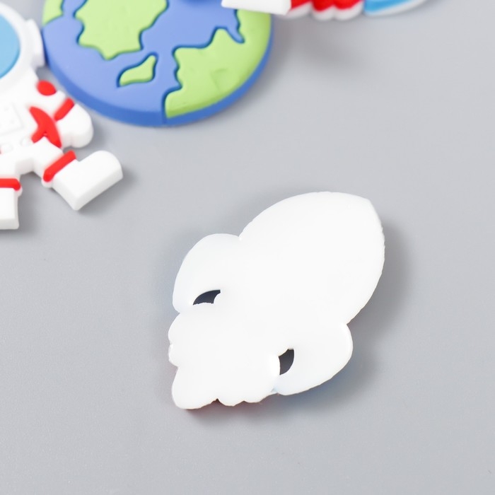 Декор для творчества резина Декор для творчества резина "Космос" набор 15 шт МИКС 3х3 см