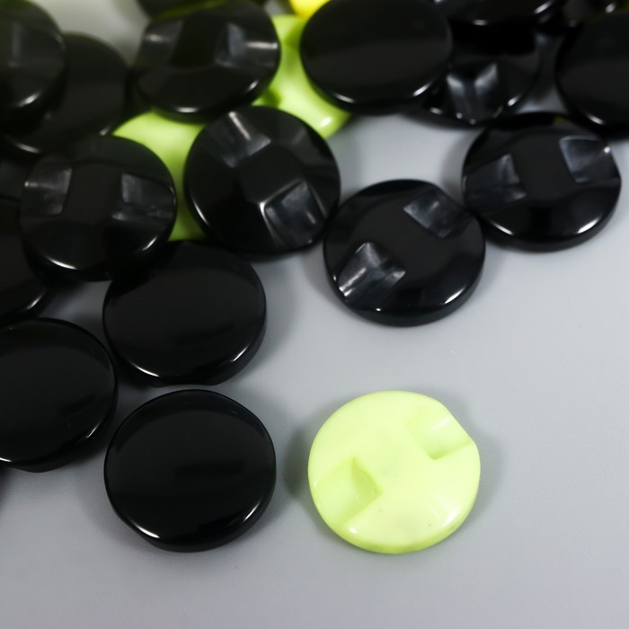 Пуговицы пластик на полуножке Пуговицы пластик на полуножке "Кругляш разноцветный " 1,3х1,3 см набор 50 шт 2х5,5х5,5 см