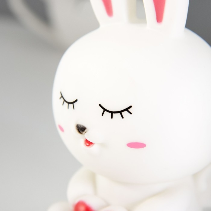 Ночник Ночник "Ангел зайка" LED 1Вт 3х LR44 белый 6х6,5х12см RISALUX