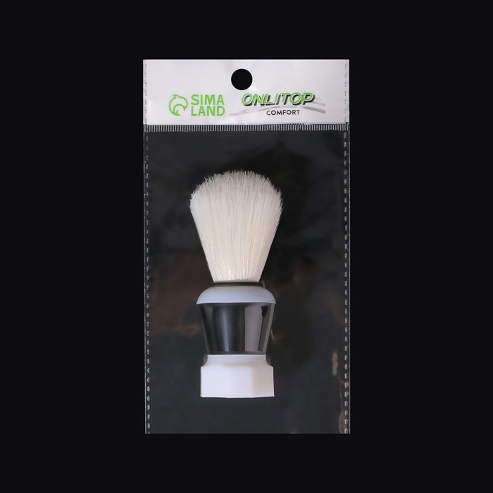 Помазок для бритья, пластиковый, цвет чёрный Помазок для бритья, пластиковый, цвет чёрный