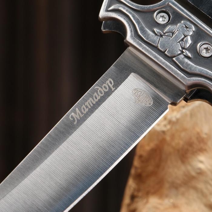 Нож складной  Нож складной "Матадор" сталь - 420, рукоять - дерево, 22 см