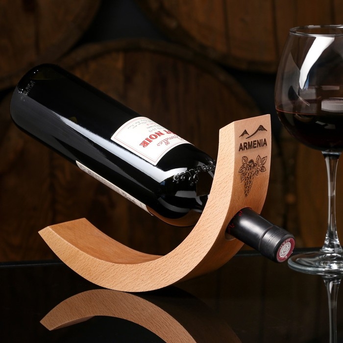 Подставка для вина деревянная  Подставка для вина деревянная "Баланс", микс, Армения