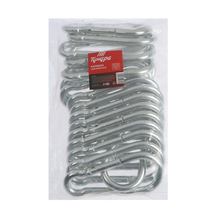 Карабин ТУНДРА krep, DIN5299С, 12х140 мм, оцинкованный Карабин ТУНДРА krep, DIN5299С, 12х140 мм, оцинкованный
