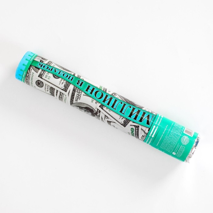 Хлопушка пневматическая &laquo;Доллар&raquo;, 30 см