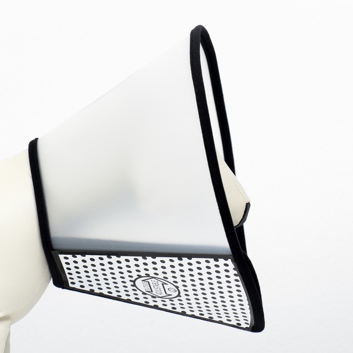 Ветеринарный воротник №3, обхват шеи 30-36 см, высота 13,5 см, чёрный Ветеринарный воротник №3, обхват шеи 30-36 см, высота 13,5 см, чёрный