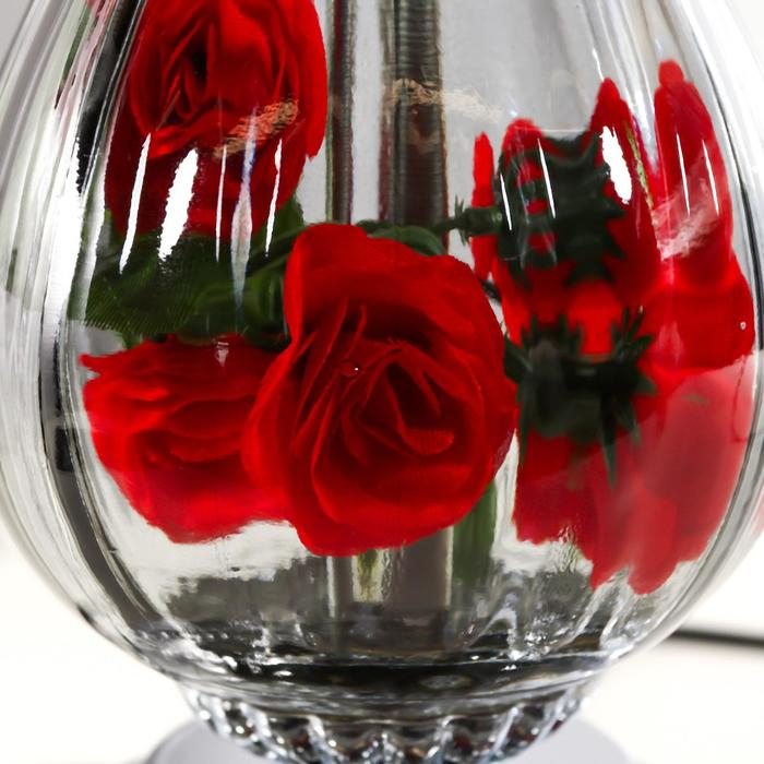 Настольная лампа 16686/1 E27 40Вт хром 29х29х50 см RISALUX