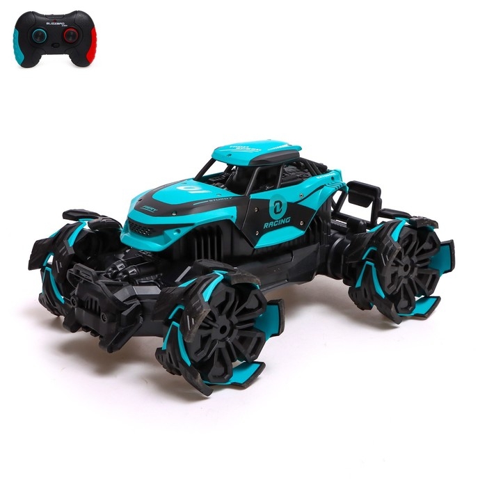 Джип радиоуправляемый Shocking, 1:12, 20 км/ч, 4WD полный привод, цвет синий Джип радиоуправляемый Shocking, 1:12, 20 км/ч, 4WD полный привод, цвет синий