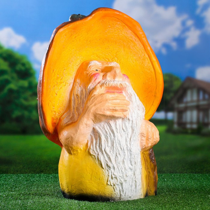 Садовая фигура  Садовая фигура "Гриб Старик боровик" огромный 64х46см