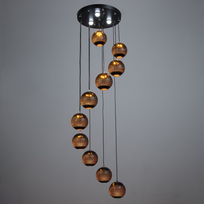 Каскад Каскад "Билли" 10LED+3LED 79Вт ПДУ черный 40х40х200см BayerLux