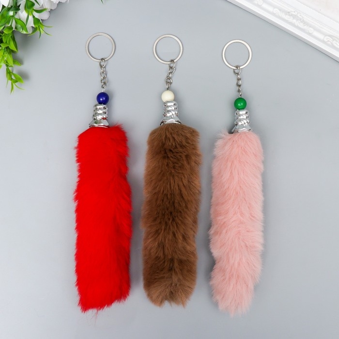 Пушистик на кольце Пушистик на кольце "Хвост" МИКС