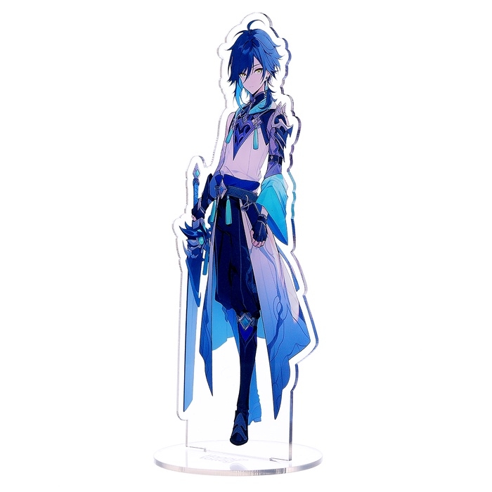 Фигурка аниме на подставке «Силы небес» с наклейками, акриловая